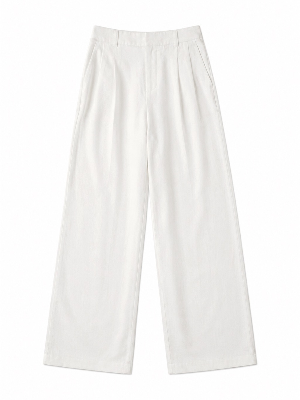 Gaps Wide Leg High-Rise Linen Pants in White Size 16